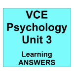 2023-2027 VCE Psychology - Learning